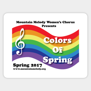 Mountain Melody's "Colors Of Spring" Sticker